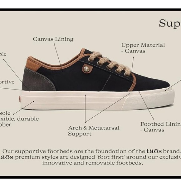 ‘Brand new Taos ‘’Casual Blue Canvas Women’s sneakers Size 7 - Picture 10 of 14